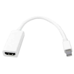 agptek mini displayport to hdmi adapter cable for apple macbook pro imac white 87241