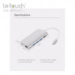 bo chia cong le touch usb c 8 in 1 gray b 700x700