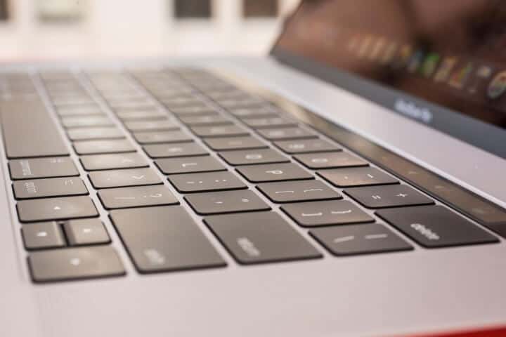 bàn phím cánh bướm thế hệ 2 cho MacBook Pro 2018