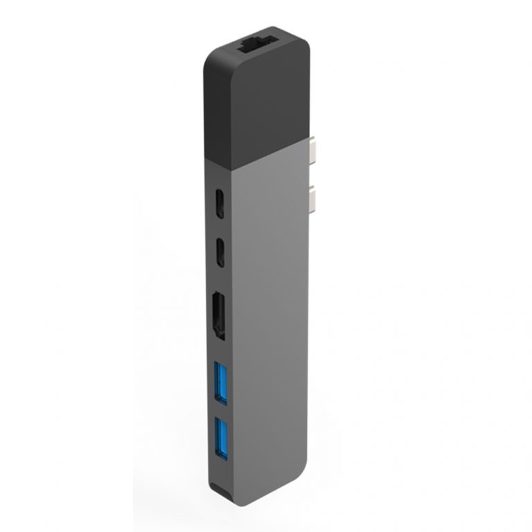 HyperDrive NET 6 IN 2 HUB laptopvang