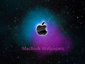 Apple Black Logo Colors Wallpaper