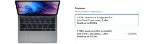 MacBook Pro 2019 TouchBar   CPU
