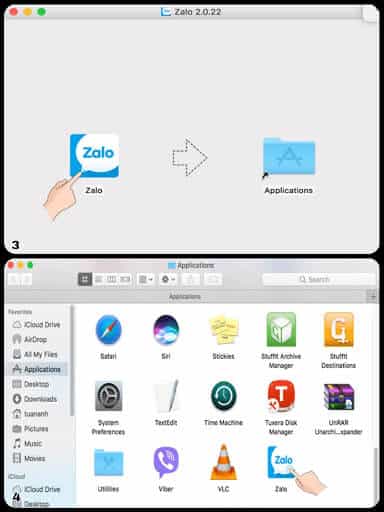 zalo cho macbook
