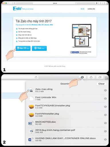 tải zalo cho macbook