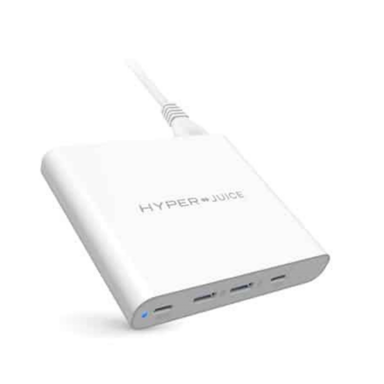 HyperJuice 87W Dual USB-C:USB A QC3.0 PD87 – 2C2A