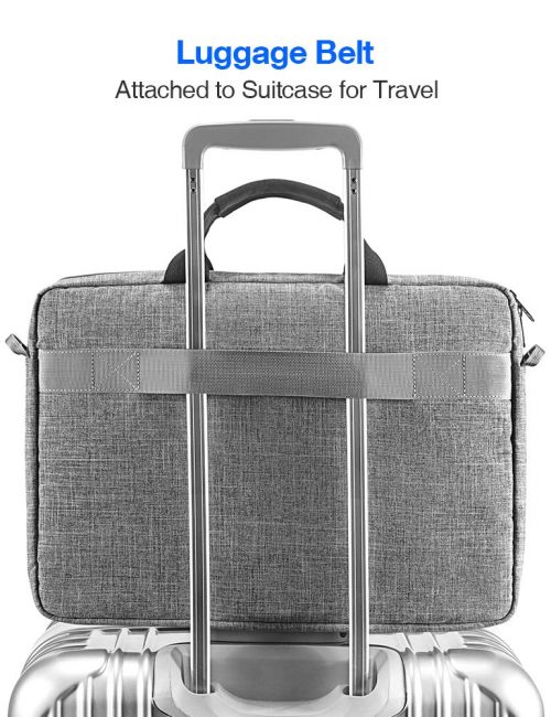 TÚI XÁCH TOMTOC (USA) BRIEFCASE FOR ULTRABOOK 13″ GRAY (3)