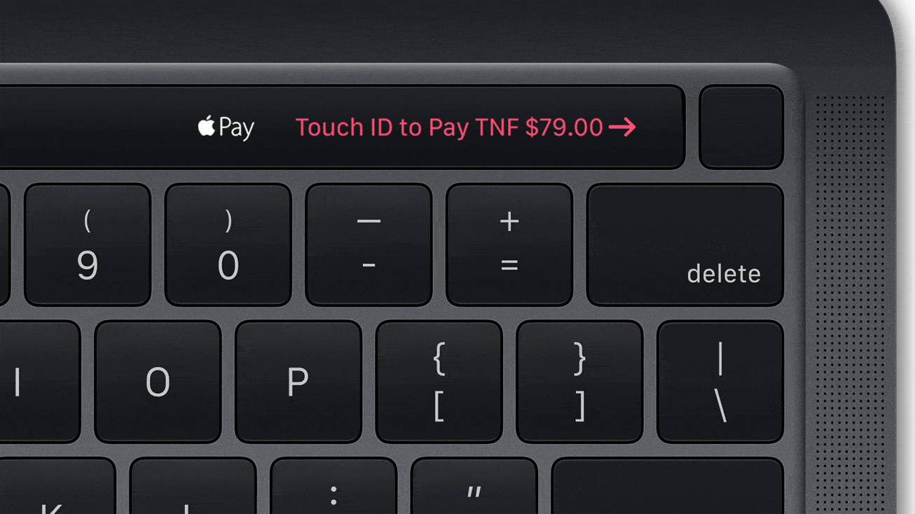 macbook pro 2020 touch bar