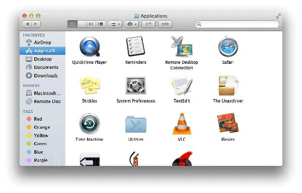 Mở QuickTimePlayer