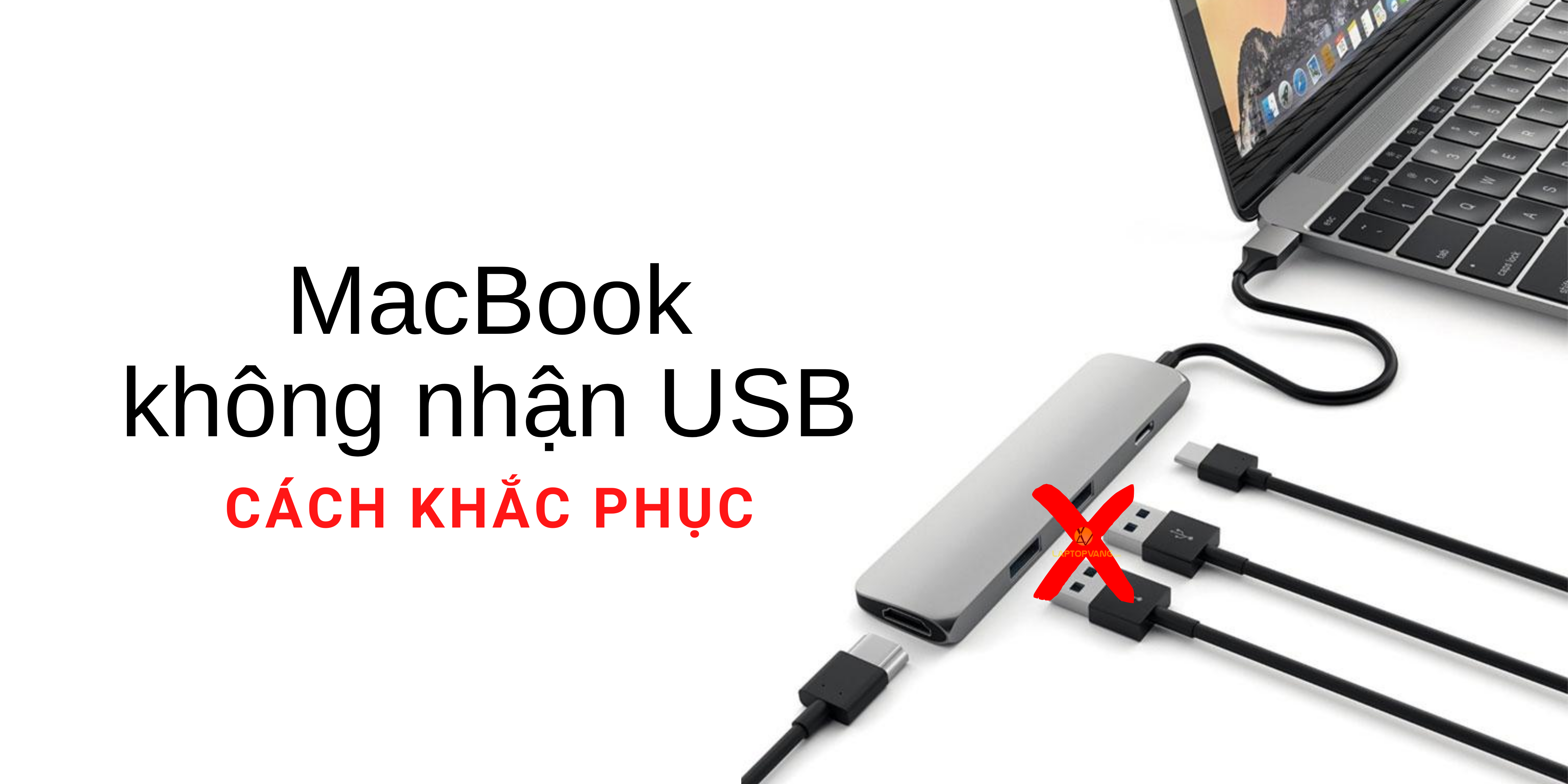 Banner MacBook không nhận USB