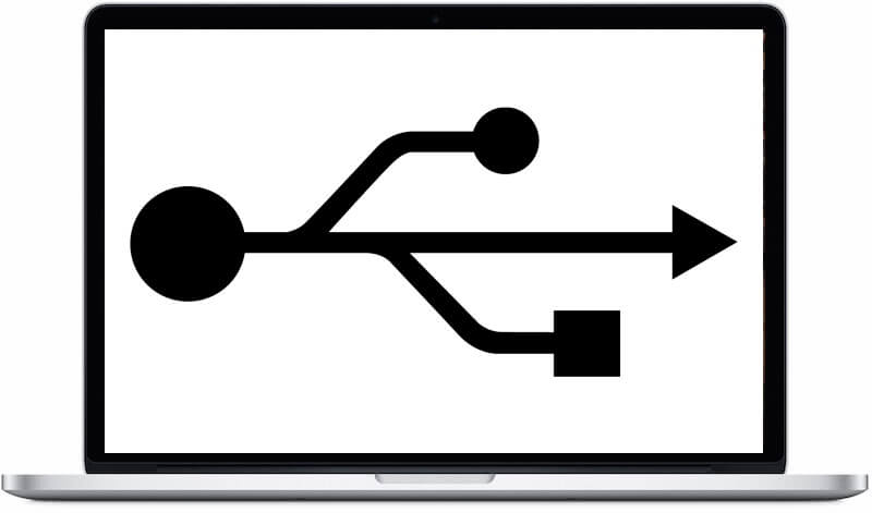 macbook không nhận usb