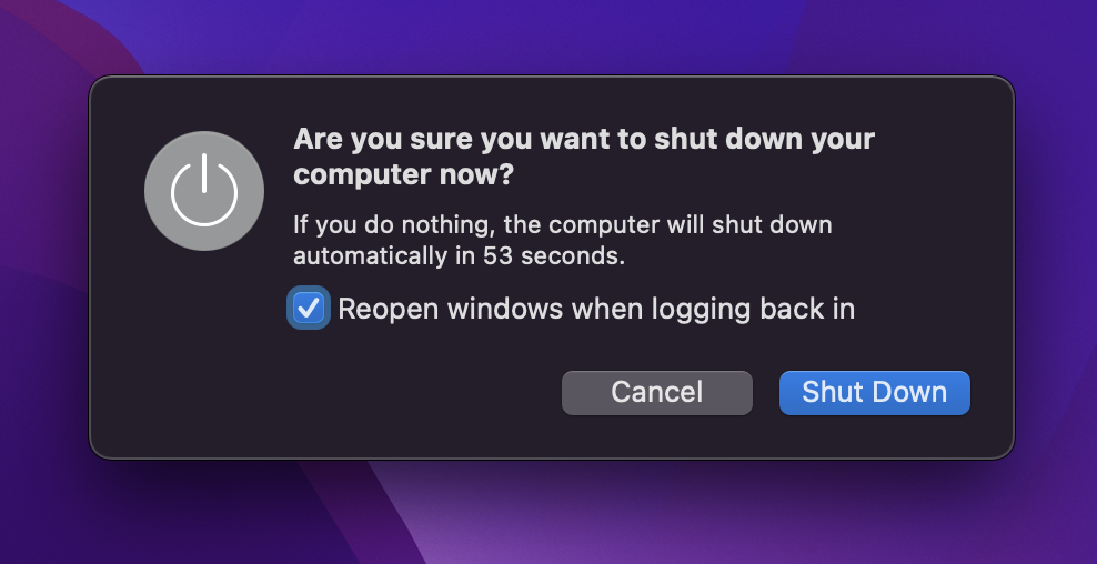 Hướng dẫn Shut down MacBook đúng cách2