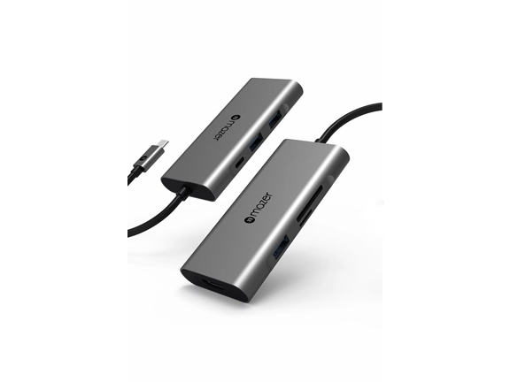 Mazer USB C 7 in 1 MULTIPORT C SLIM Data Video Adapter
