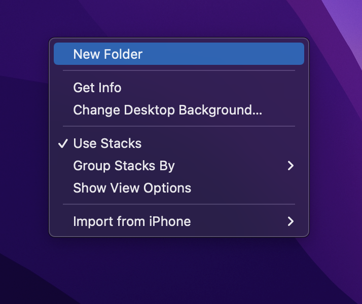 Hướng dẫn tạo Folder trên MacBook