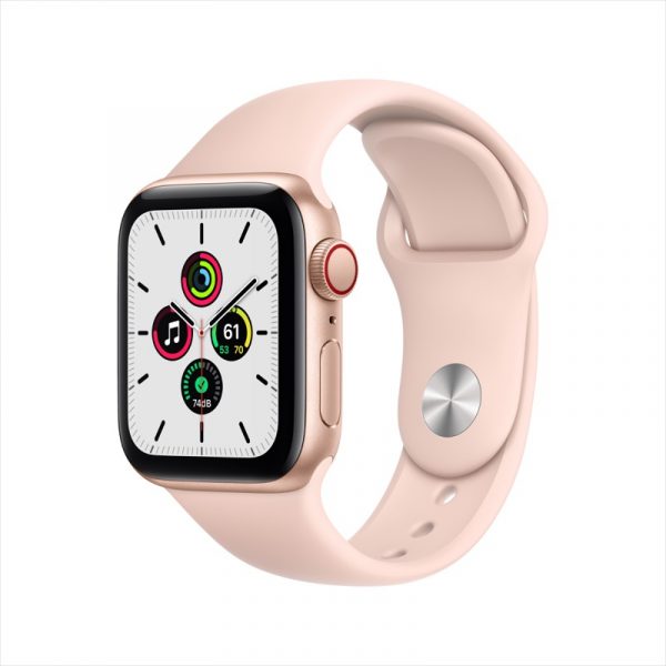 Apple Watch SE LTE 40mm Gold Aluminum Pink Sand Sport Band