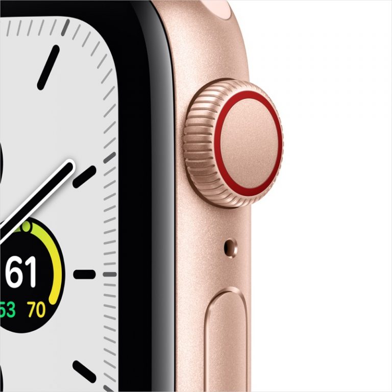 Apple Watch SE LTE 40mm Gold Aluminum Sand Sport Band Gold