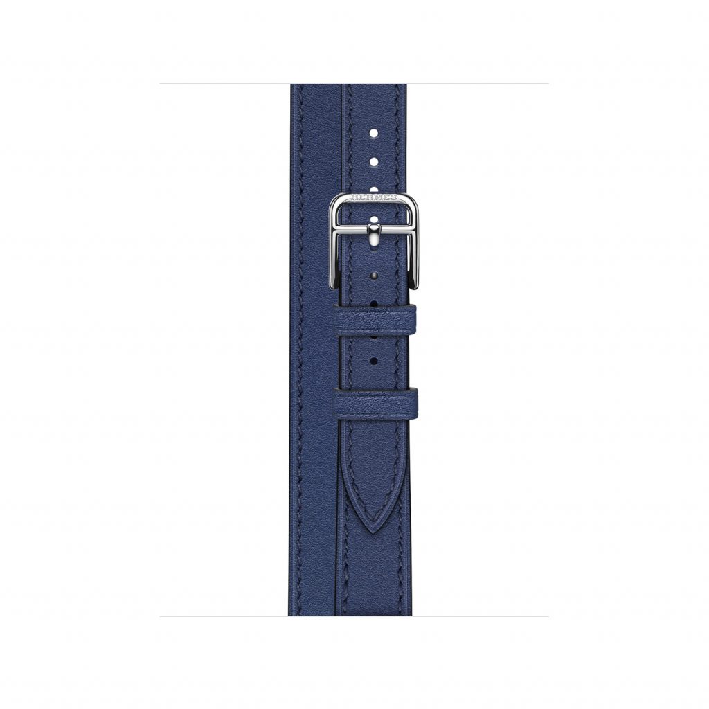 Apple Watch Series 6 Hermès - Bản Viá»n Thép Dây Da Attelage Double Tour
