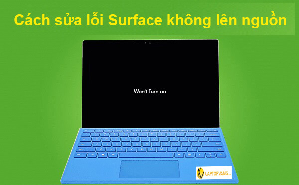 máy surface không lên nguồn