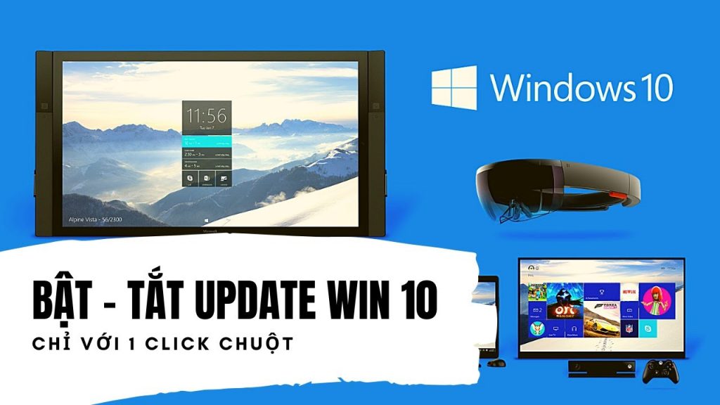 tắt update win 10