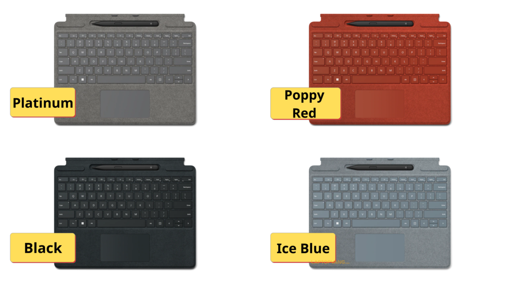 Surface Pro Signature Keyboard with Slim Pen 2_color_laptopvang