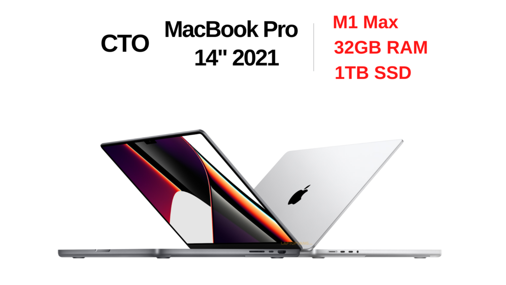 MacBook Pro 14 inch 32GB RAM M1 Max.