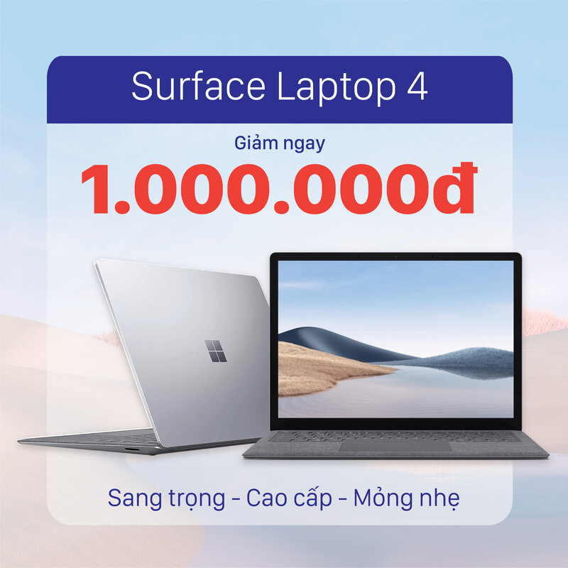 banner popup surface laptop 4