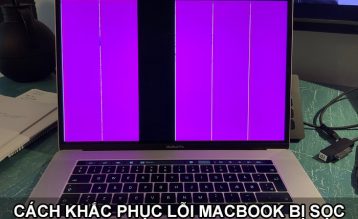 màn hình macbook bị sọc