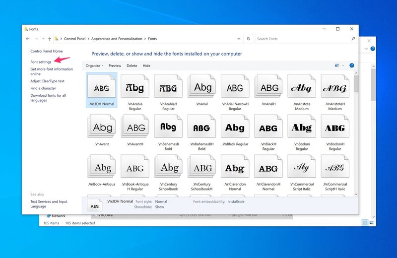 Thay đổi font chữ win 10 mặc định giúp tạo ra phong cách riêng cho máy tính của bạn. Bạn có muốn phá vỡ sự tẻ nhạt và đơn điệu của giao diện mặc định? Bạn có thể thực hiện điều này dễ dàng hơn bao giờ hết bằng cách tùy chỉnh font chữ. Trải nghiệm và khám phá các sự lựa chọn trong ảnh liên quan đến thay đổi font chữ win 10 mặc định và đặt lịch cho cuộc phiêu lưu của bạn.