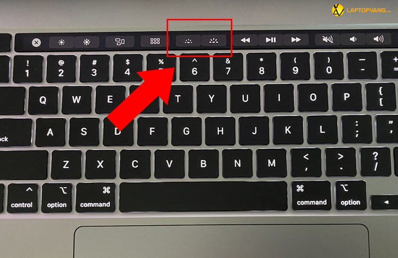 bật đèn bàn phím macbook