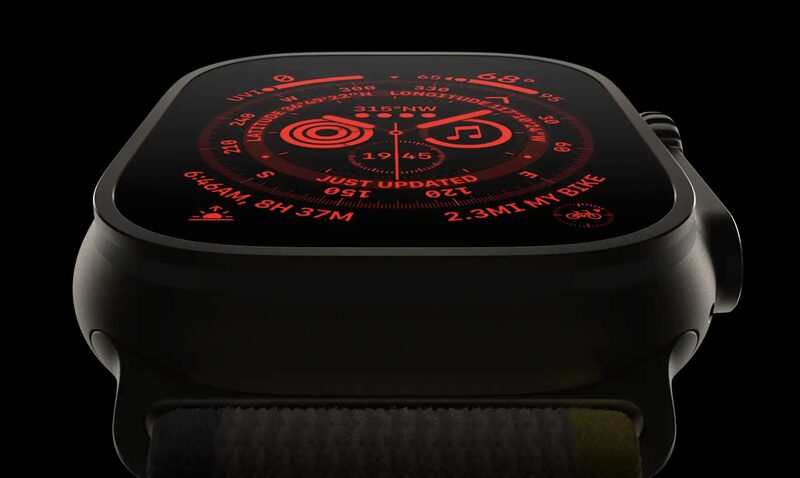 Màn hình Wayfinder trên Apple Watch Ultra