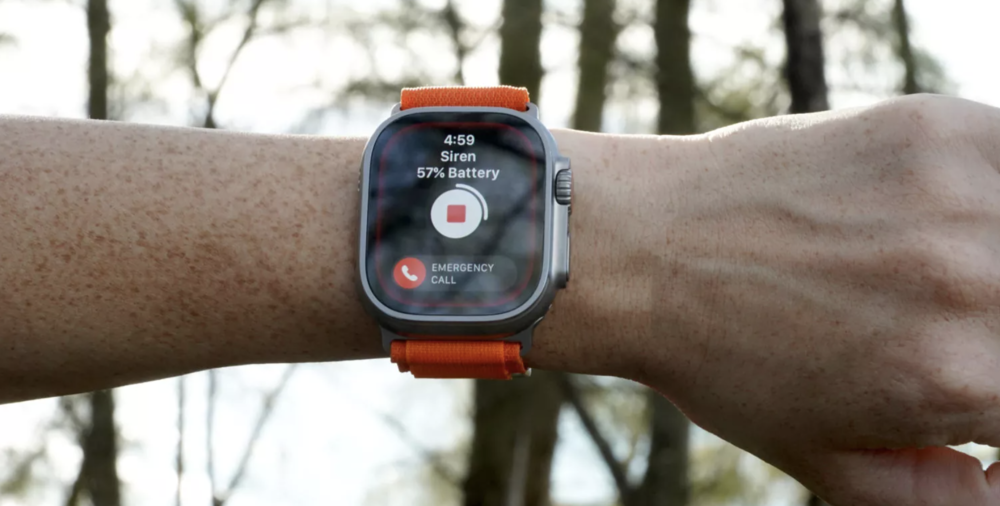 Còi báo động trên Apple Watch Ultra