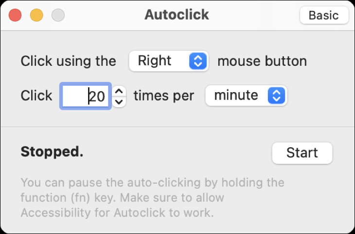 Phần mềm Autoclick 2.0