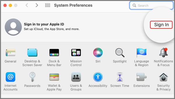 Đăng nhập iCloud