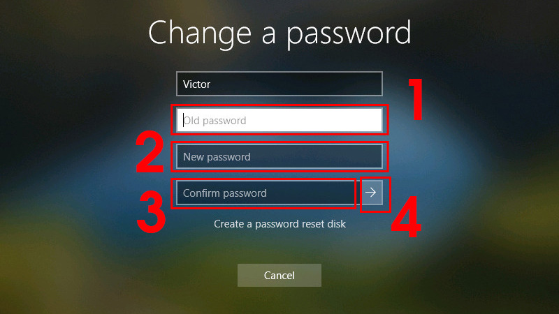 cài mật khẩu máy tính