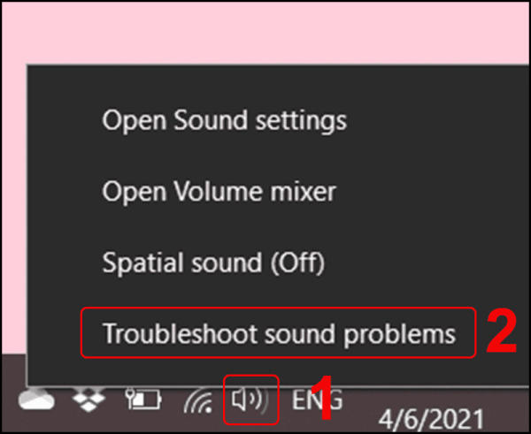 Troubleshoot sound problems