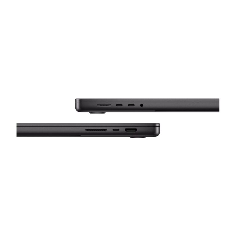 MacBook Pro M3 Pro 16 inch Black Ports
