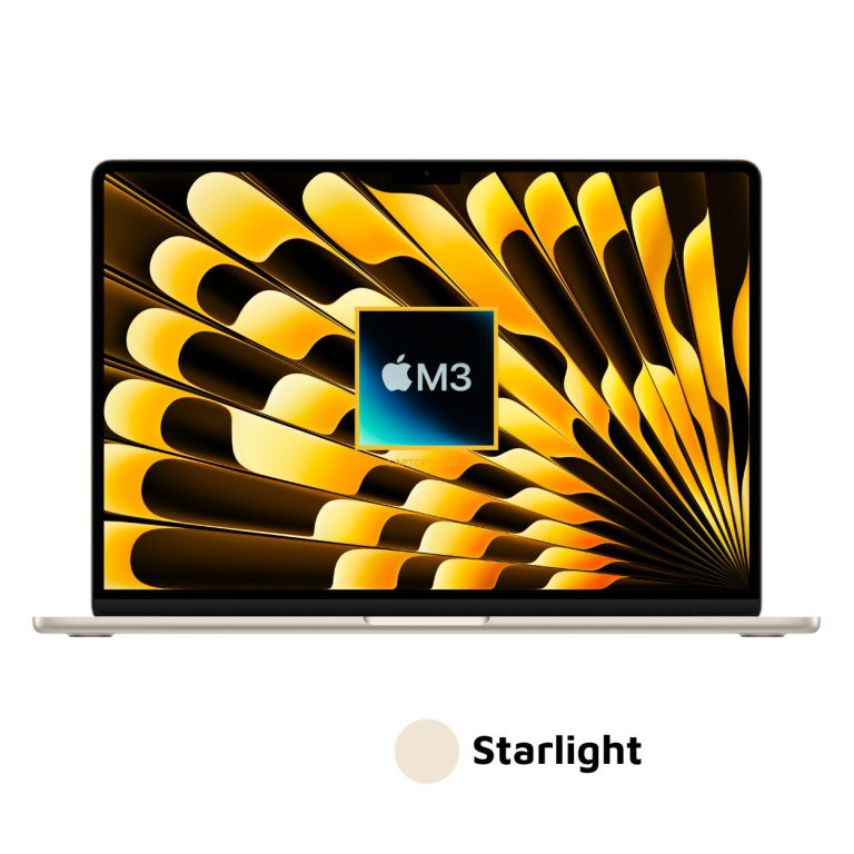 MacBook Air M3 15 inch Starlight