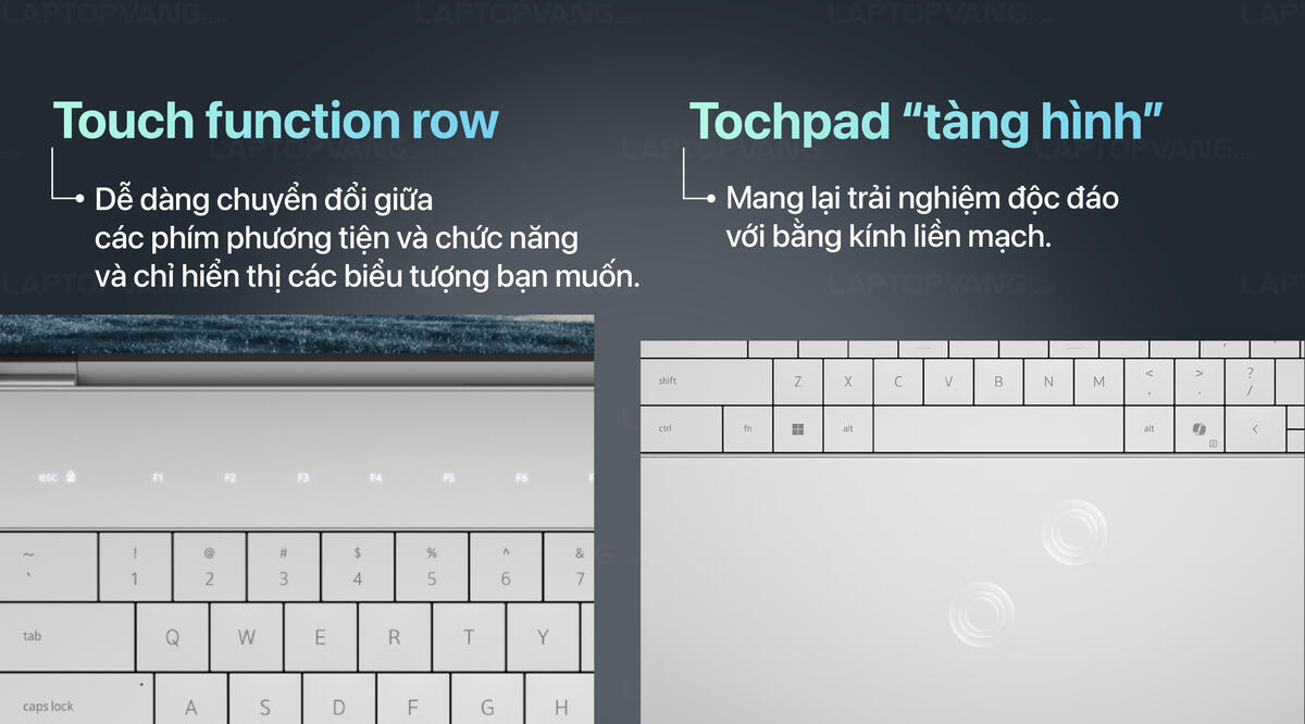 TouchPad và Touch Function Row