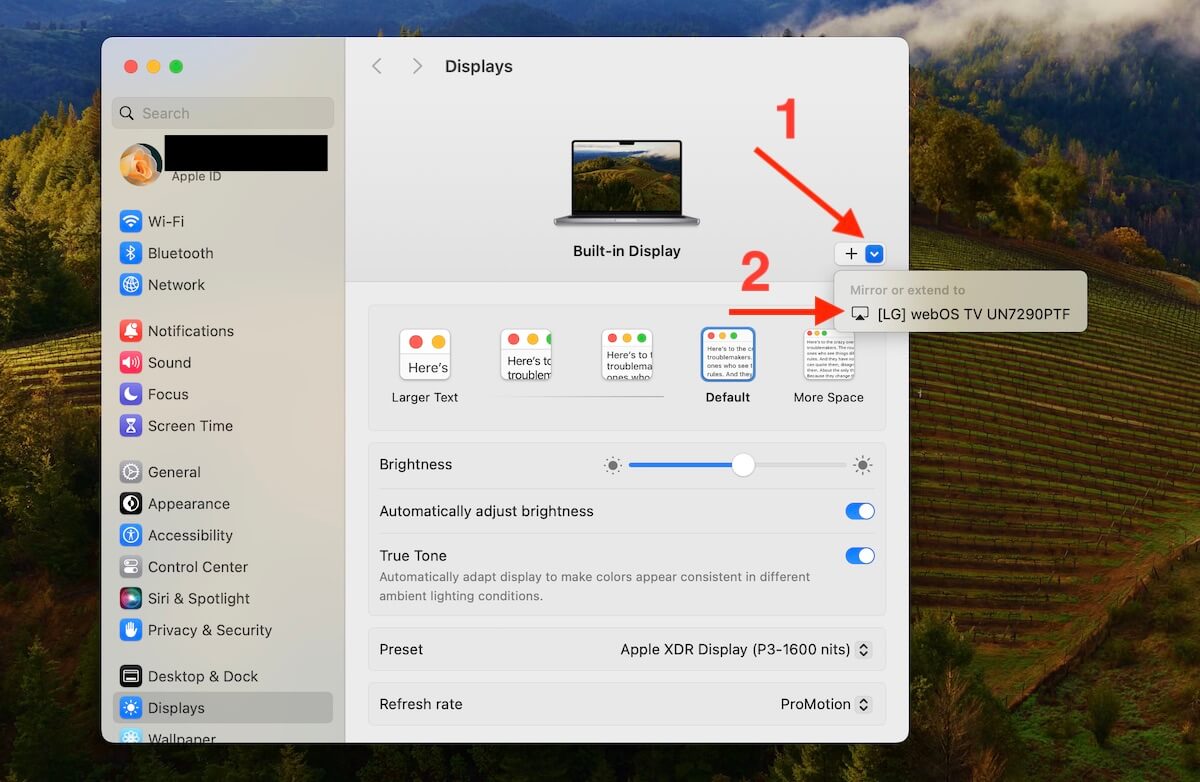 AirPlay MacBook