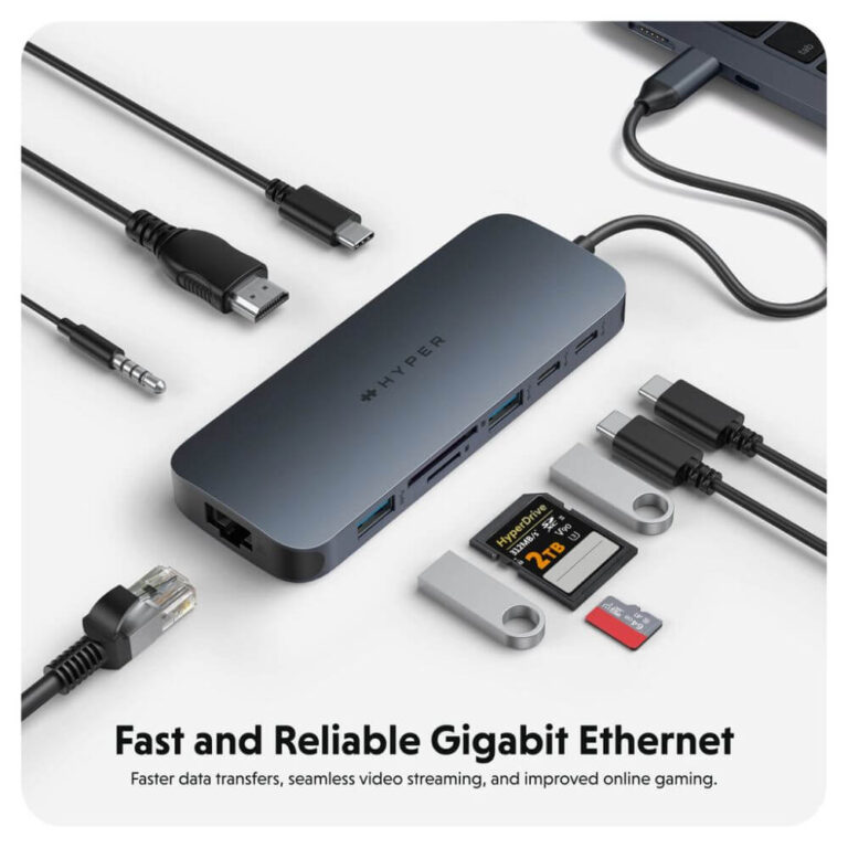Cổng Chuyển Đổi Hyperdrive Next 10 Ports USB C HD4005GL 02
