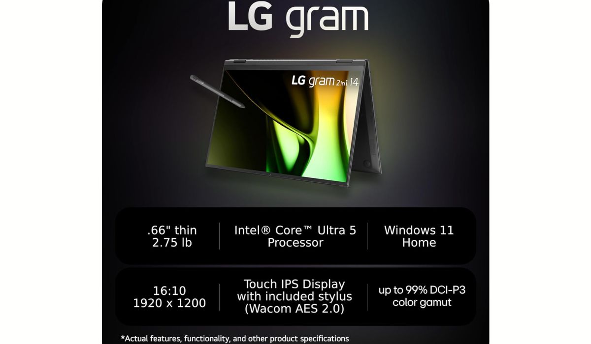 Hiệu năng LG Gram 14 2-in-1 2024