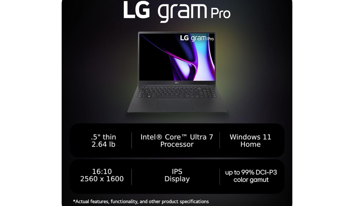 Hiệu năng LG Gram Pro 16 2024