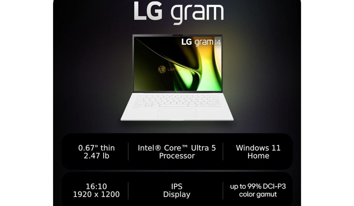LG Gram 14 2024 với chip Ultra 5