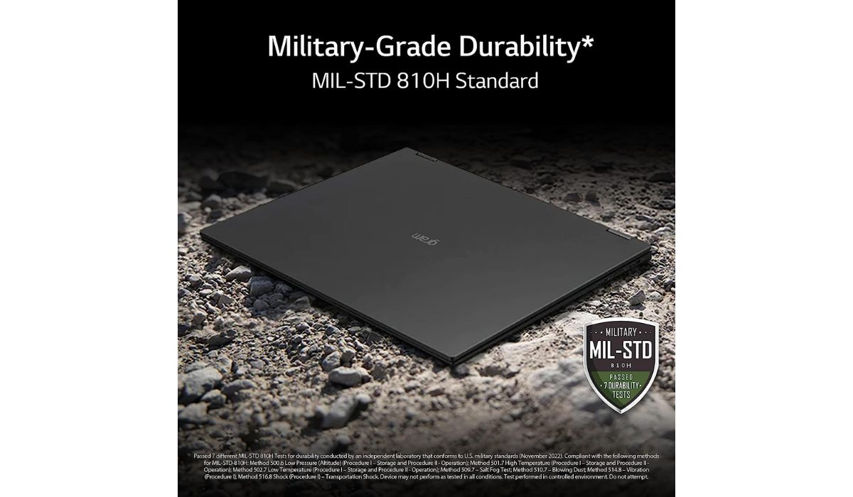 LG Gram 14 2024 đạt chuẩn độ bền quân đội