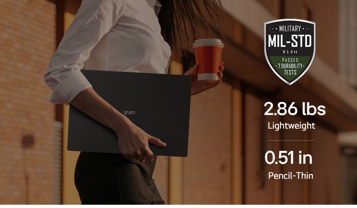 LG Gram Pro 17 đạt chuẩn độ bền quân đội