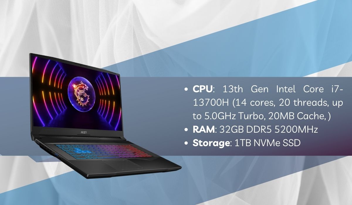 Thông số của về hiệu năng của MSI Pulse 15