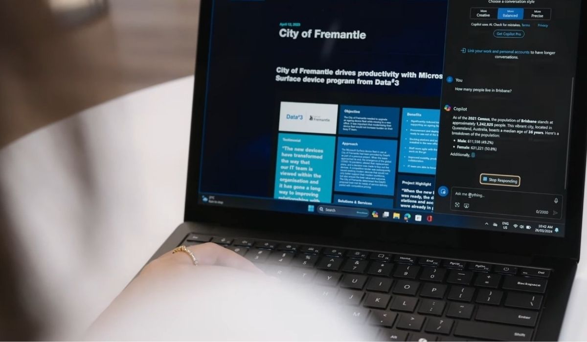 Surface Laptop 6 15 inch có Copilot cho các tác vụ AI