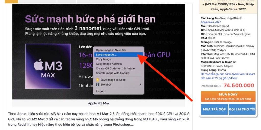 Chụp ảnh màn hình macbook