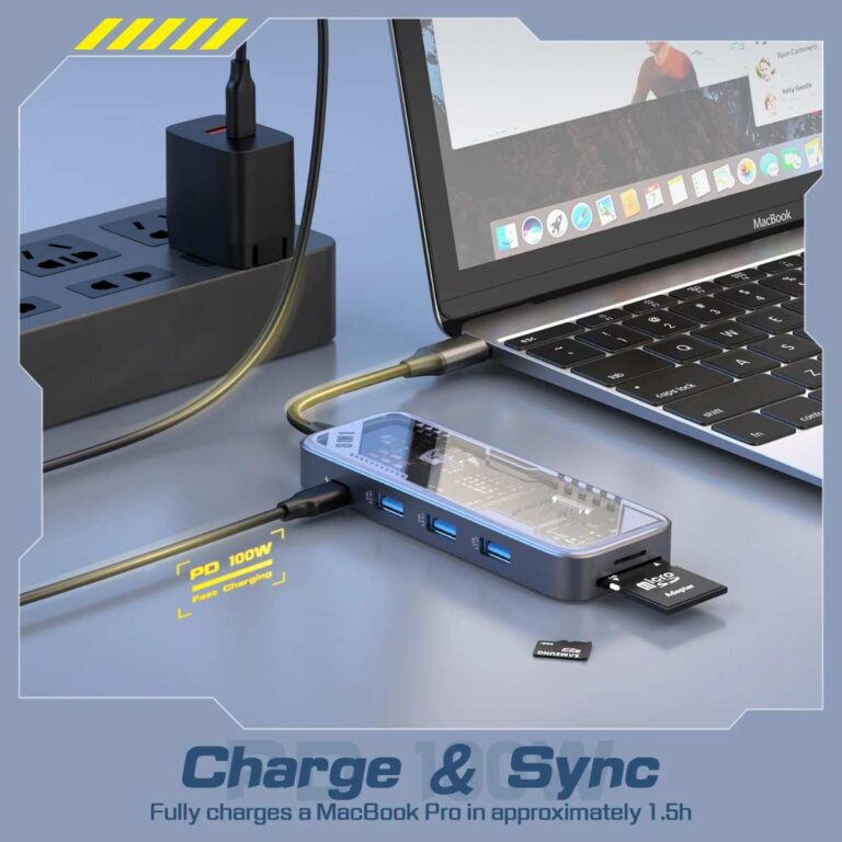 Cổng chuyển USB-C MicoPack 8in1 MDC-N8T 4