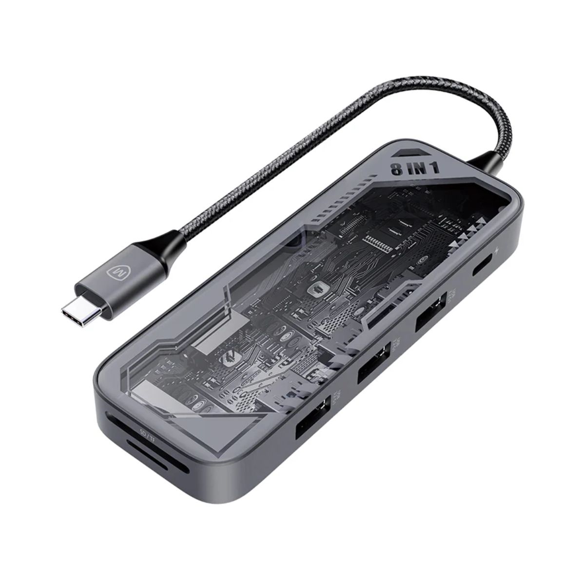 Cổng chuyển USB-C MicoPack 8in1 MDC-N8T