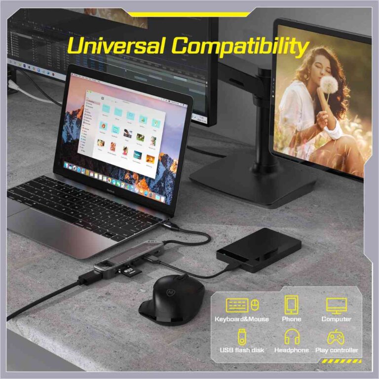 Cổng chuyển USB-C MicoPack 6in1 MDC-N6T 1
